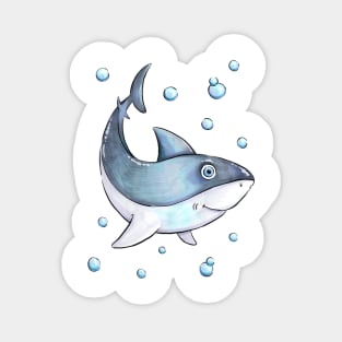 Adorable Shark Sticker